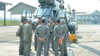 1001148982 Helikopter Super Puma Skadron Udara 6 Terbang Padamkan Karhutla Kalbar