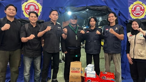 Badko HMI Kalbar Salurkan Bantuan Logistik untuk Relawan Karhutla di Kubu Raya