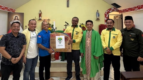 Pemuda Katolik Komda Kalbar Gelar Baksos dan Salurkan Bantuan ke Stasi Kalimas
