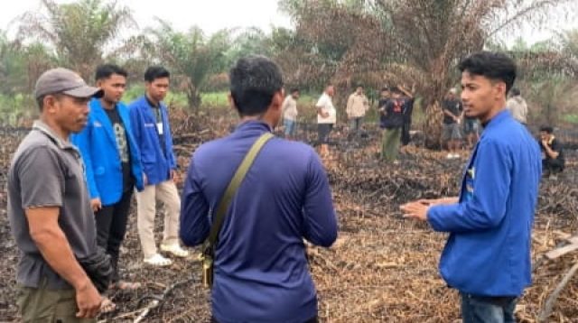 PMII Mempawah Turun ke Lokasi, Luruskan Narasi Viral Dugaan Pembakaran Lahan