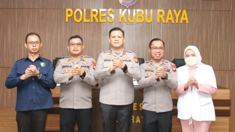Polres Kubu Raya Edukasi Personel Cegah Obesitas dan Dampak Asap Karhutla