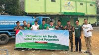 GP Ansor Kalbar Salurkan Air Minum untuk Santri Ponpes Al-Aziz Pontianak Utara