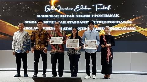 KSPM MAN 1 Pontianak Raih Penghargaan KSPM Teraktif di BEI Awards 2026