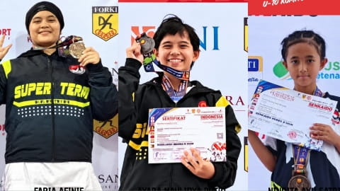 Tiga Atlet Superteam 34 Pontianak Raih Empat Medali di Senkaido Series 8